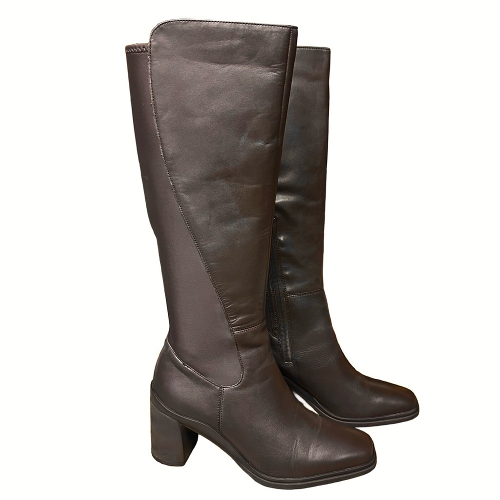 NEW Naturalizer Womens Axel 2 Brown Knee-High Boots Shoes 8.5 Wide